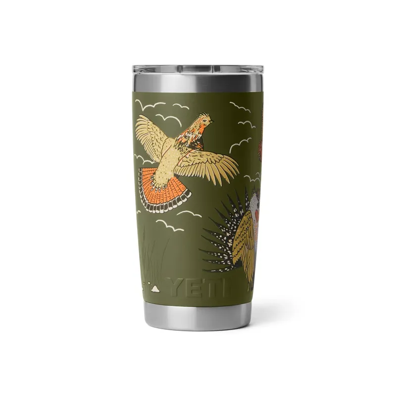 Yeti Rambler 20oz Tumbler in Upland Bird Olive-1