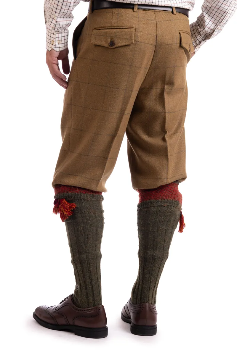 Gurteen Fenwick Breeks in Green Overcheck-1