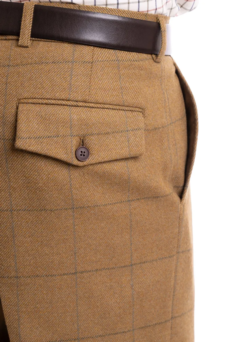 Gurteen Fenwick Breeks in Green Overcheck-2