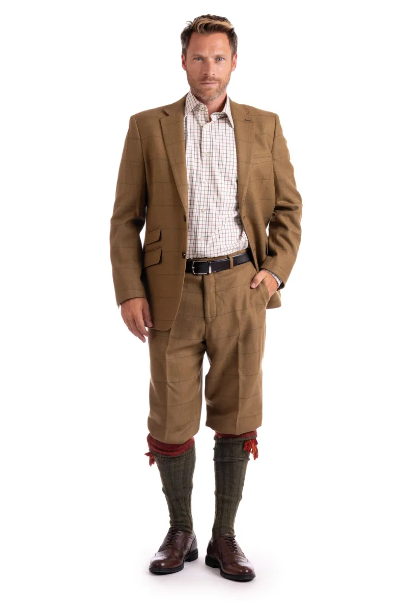 Gurteen Fenwick Breeks in Green Overcheck-3