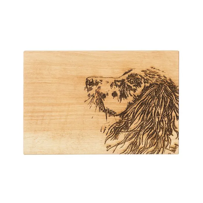 Scottish Made Spaniel Oak Serving Board-2