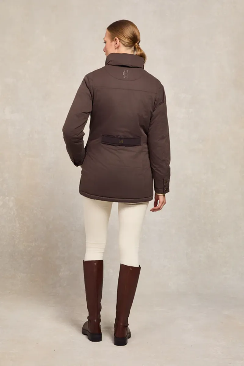 Holland Cooper Stamford Country Coat Chocolate-2