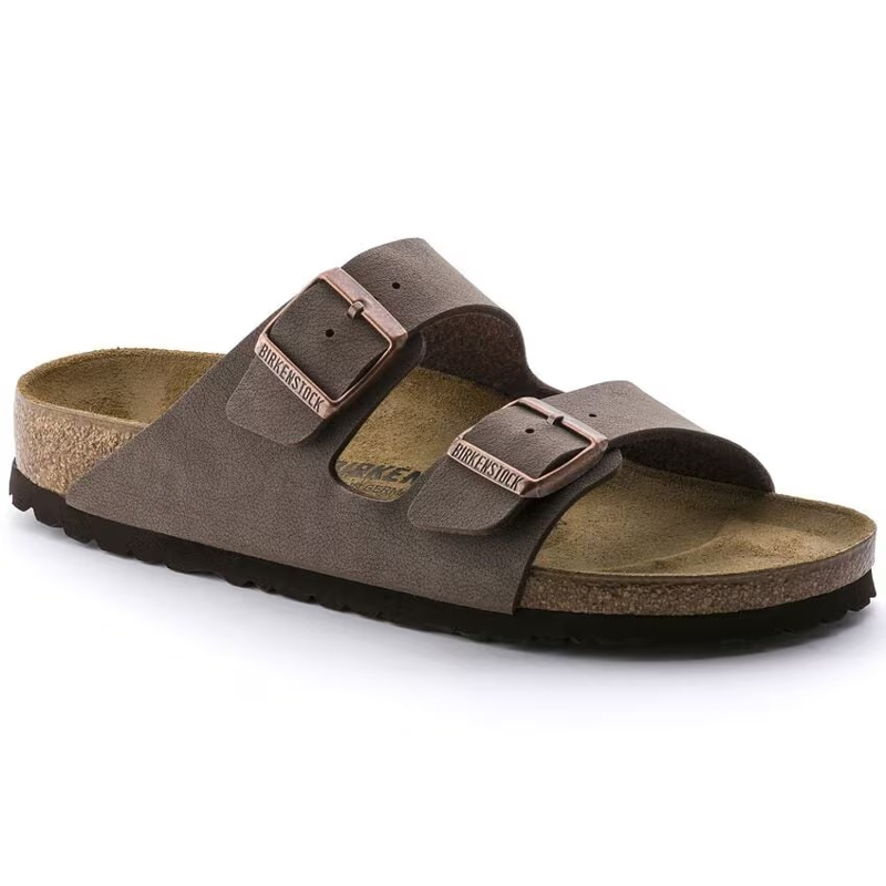 Birkenstock Ladies Arizona Birko-Flor Nubuck Mocca-1