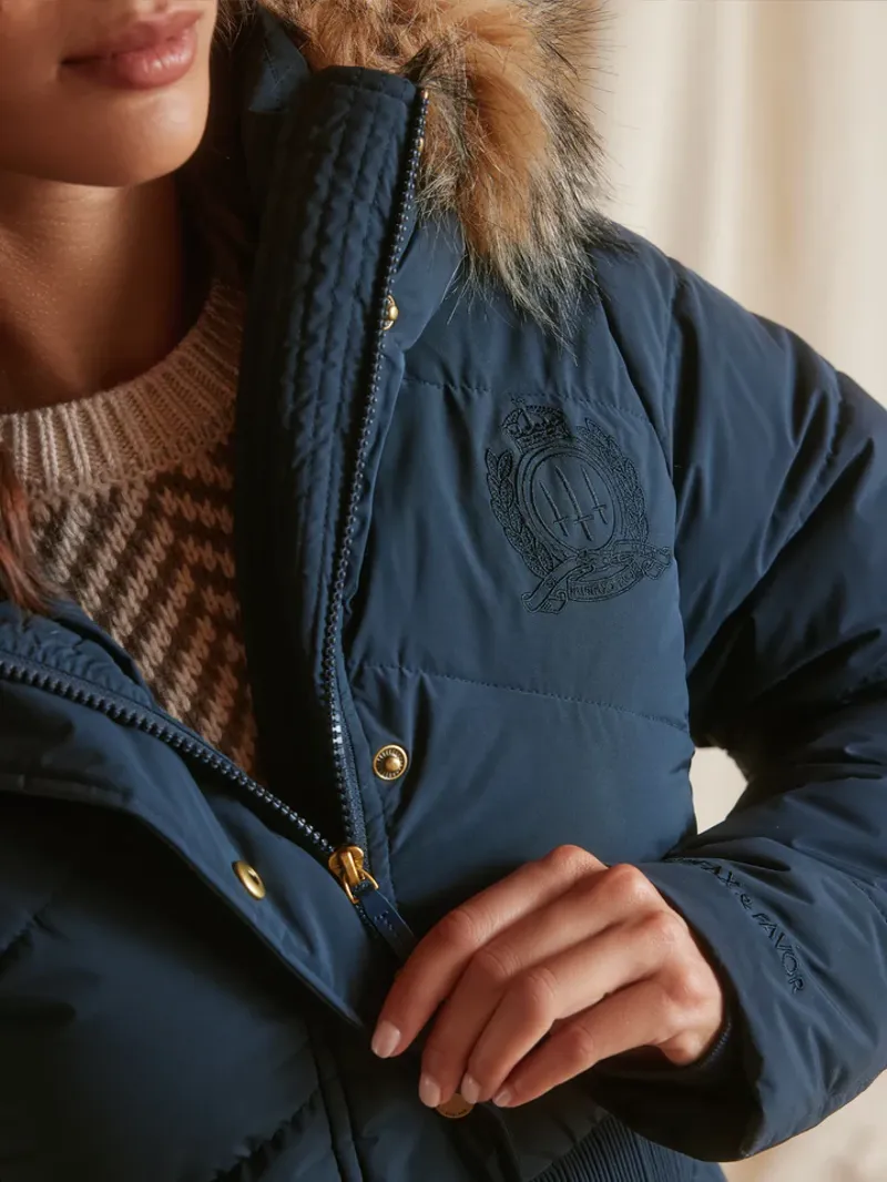 Fairfax and Favor Lexi Padded Jacket Navy-1