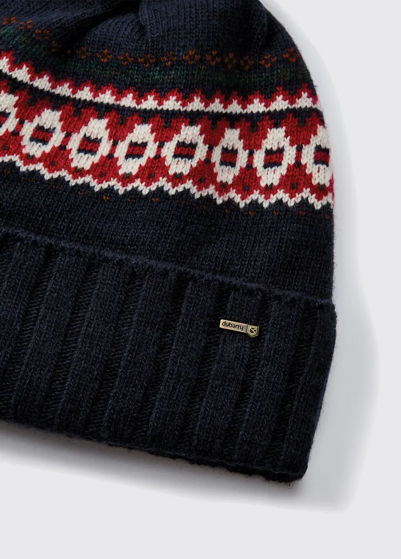 Dubarry Kilcormac Knitted Hat Navy-1
