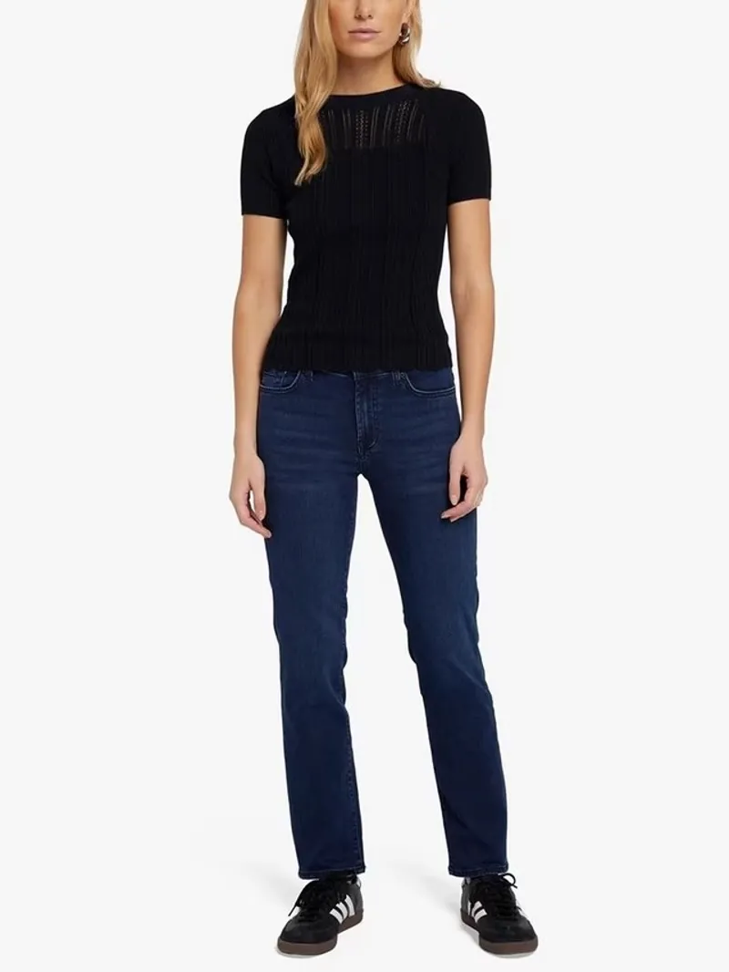 7 For All Mankind Roxanne Bair Park Avenue Dark Blue Jeans-2