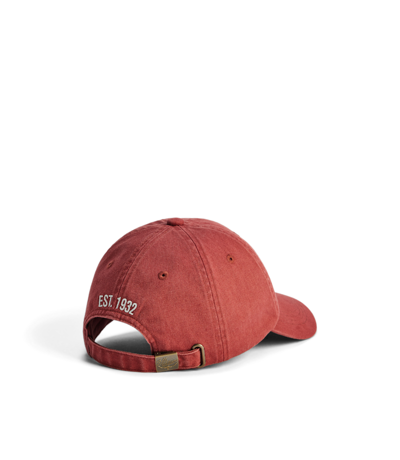 RM Williams Heritage Twill Cap in Faded Brick-2
