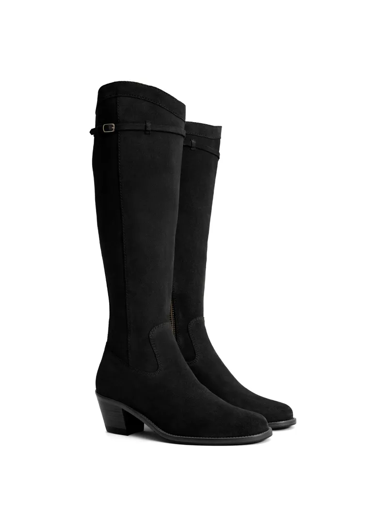 Fairfax and Favor Heeled Kimberley Black Suede