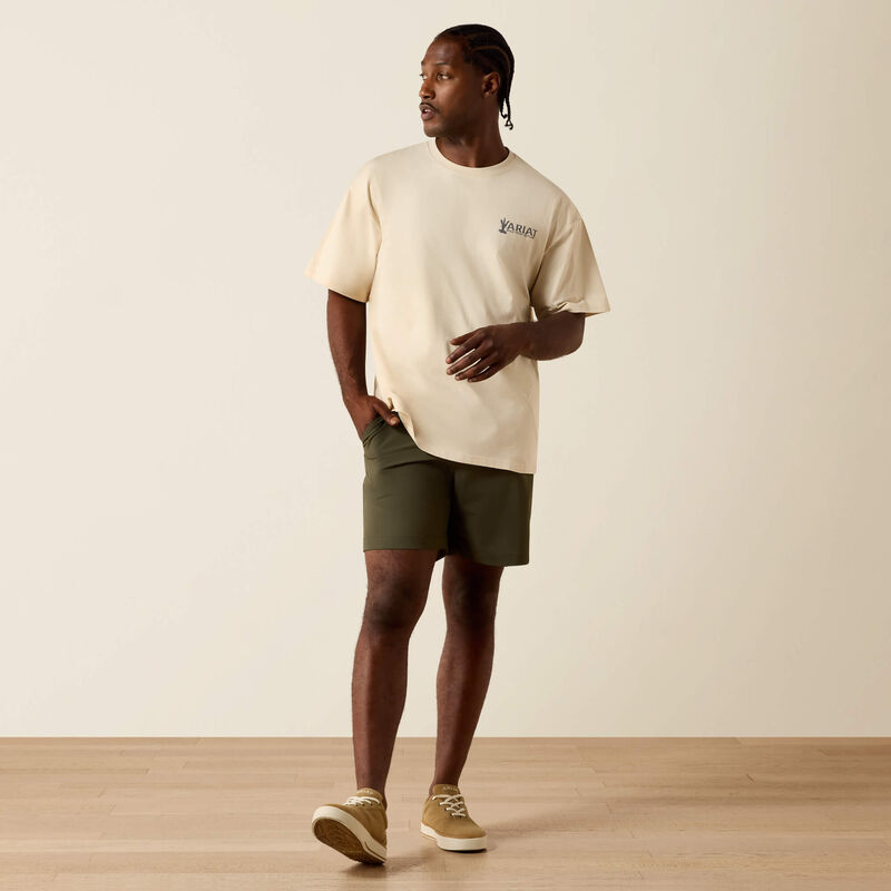 Ariat The Wicked Boxy T-Shirt in Sandshell-2