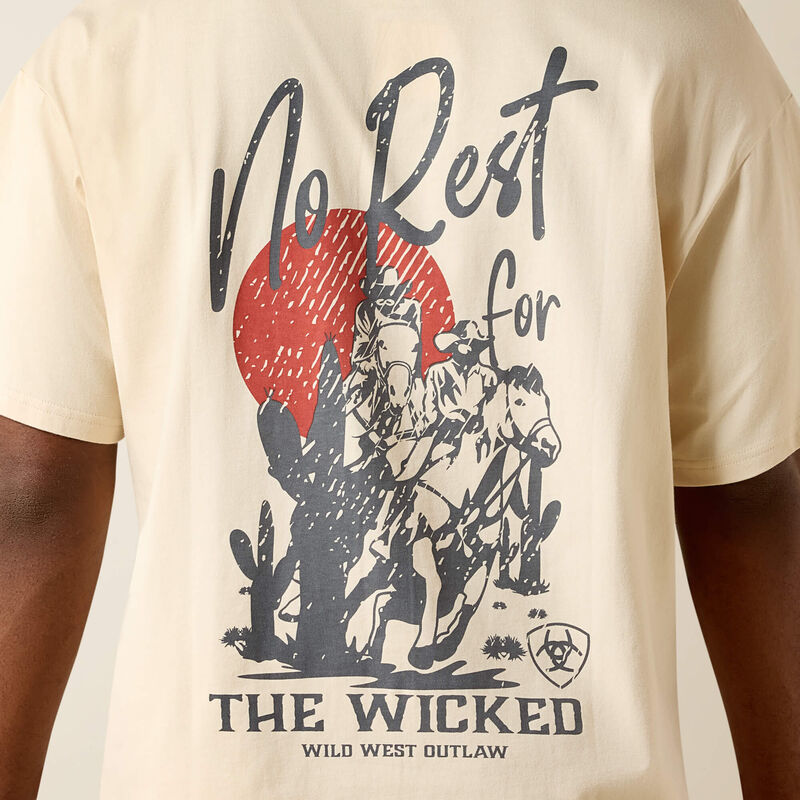 Ariat The Wicked Boxy T-Shirt in Sandshell-3