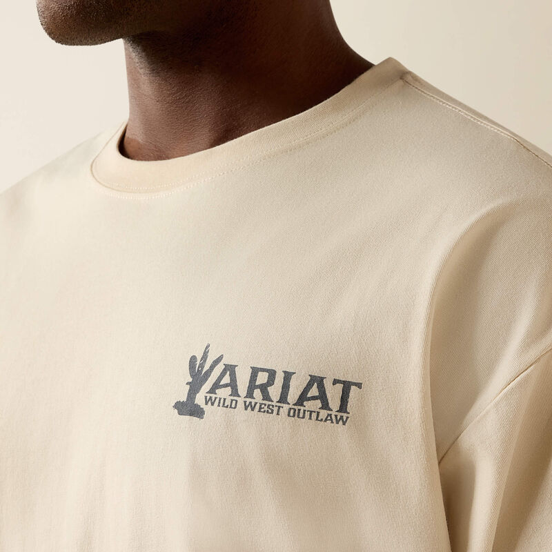 Ariat The Wicked Boxy T-Shirt in Sandshell-4