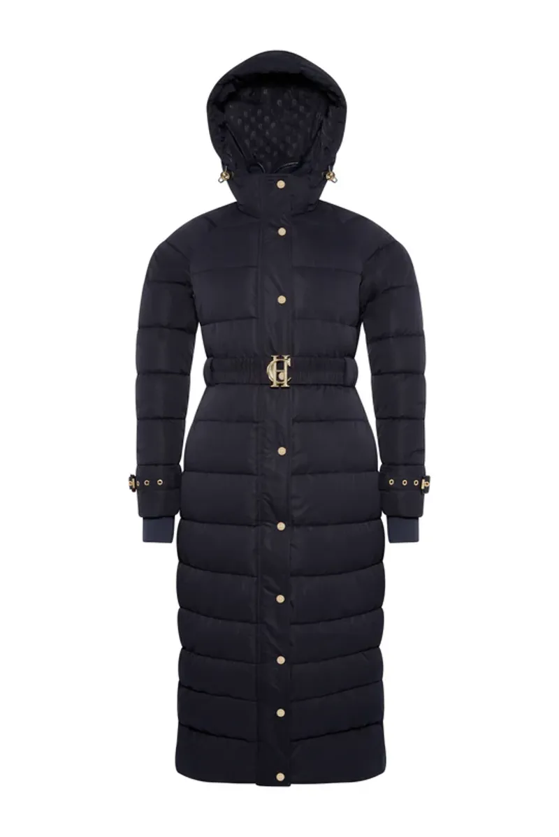 Holland Cooper Arosa Luxe Longline Coat Ink Navy
