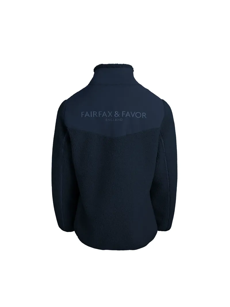 Fairfax and Favor Agnes Fleece Jacket Navy-1