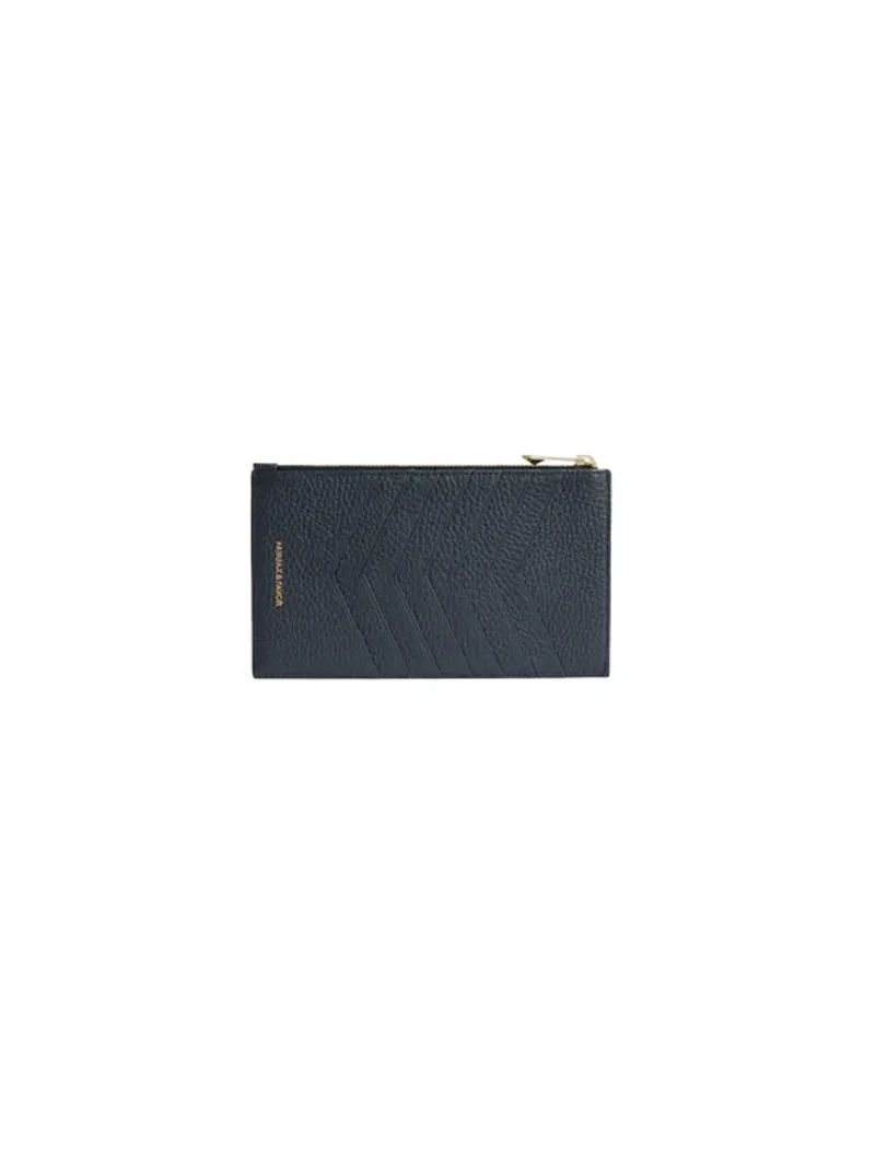 Fairfax and Favor Stratford Purse Navy Stripe-2