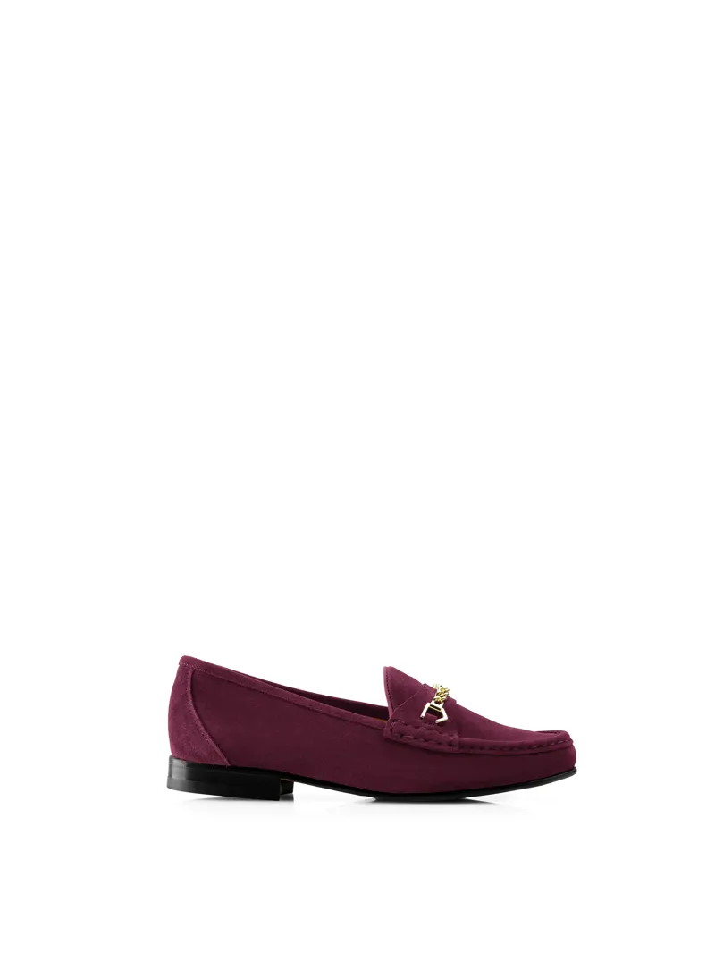 Fairfax and Favor Stockist Exclusive Apsley Elderberry Suede-1