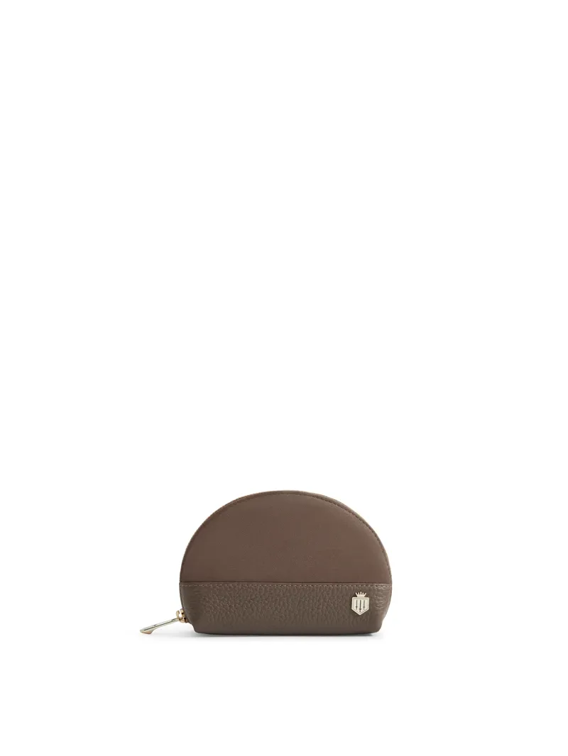 Fairfax and Favor Chiltern Coin Purse Fog Suede-1