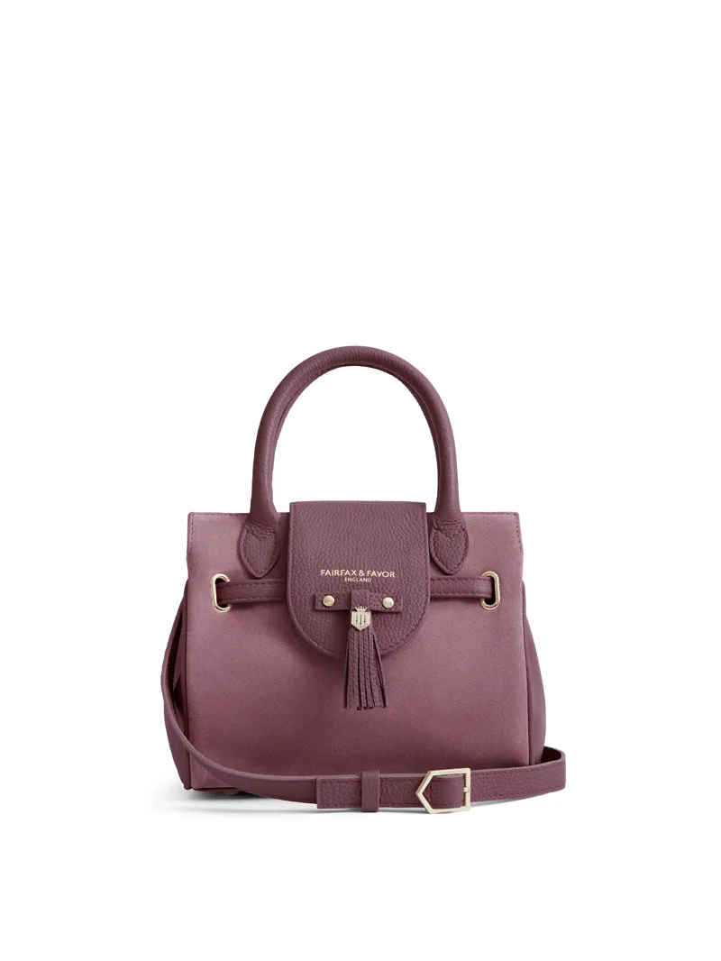 Mini Windosr Handbag Heather Suede