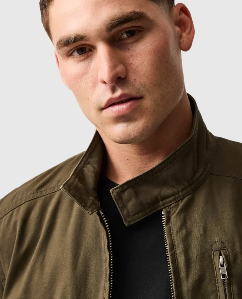 Rodd and Gunn Armitage Jacket in Army-5