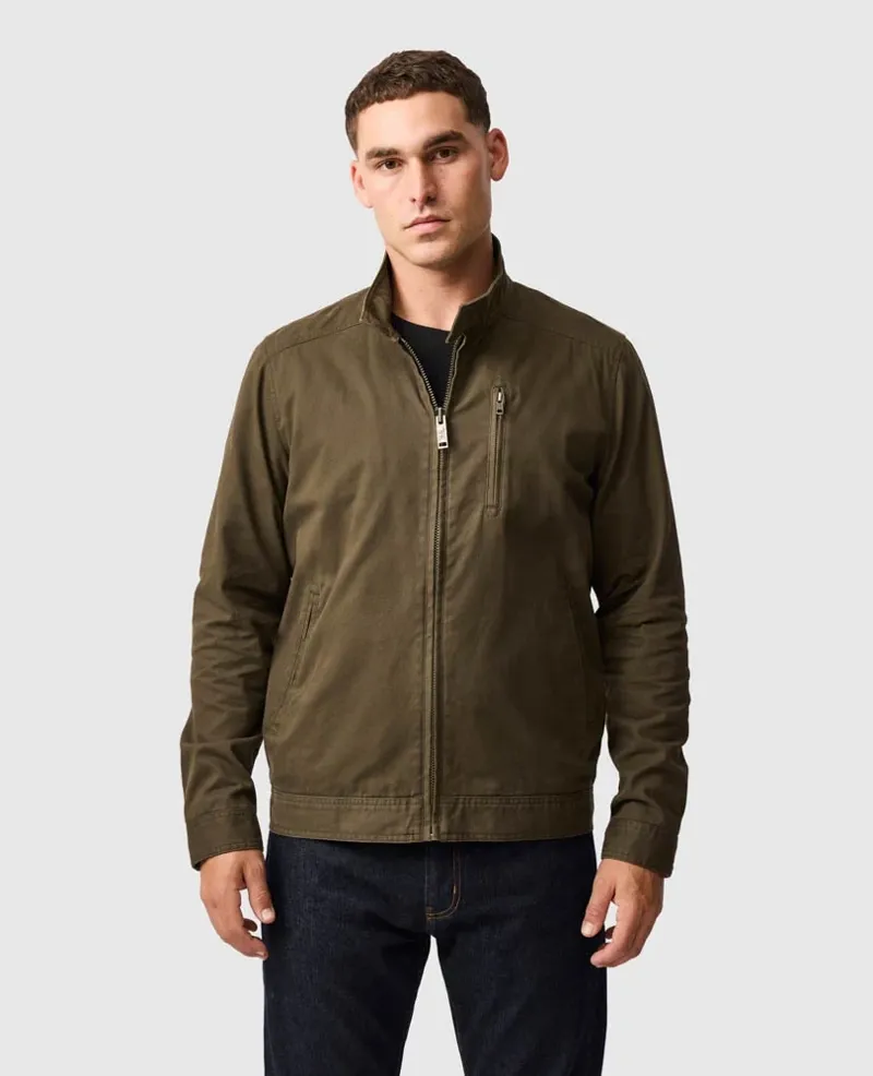 Rodd and Gunn Armitage Jacket in Army-1
