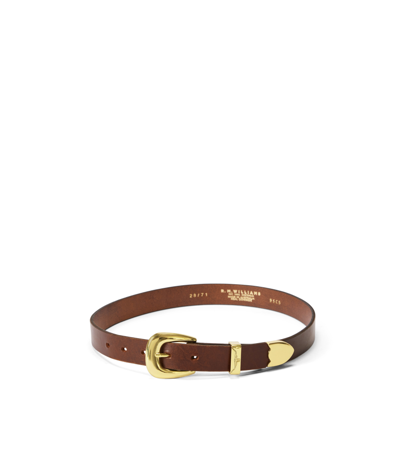 RM Williams Cate Belt Light Chocolate-1