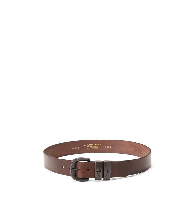 RM Williams Drover Belt Light Chocolate-2