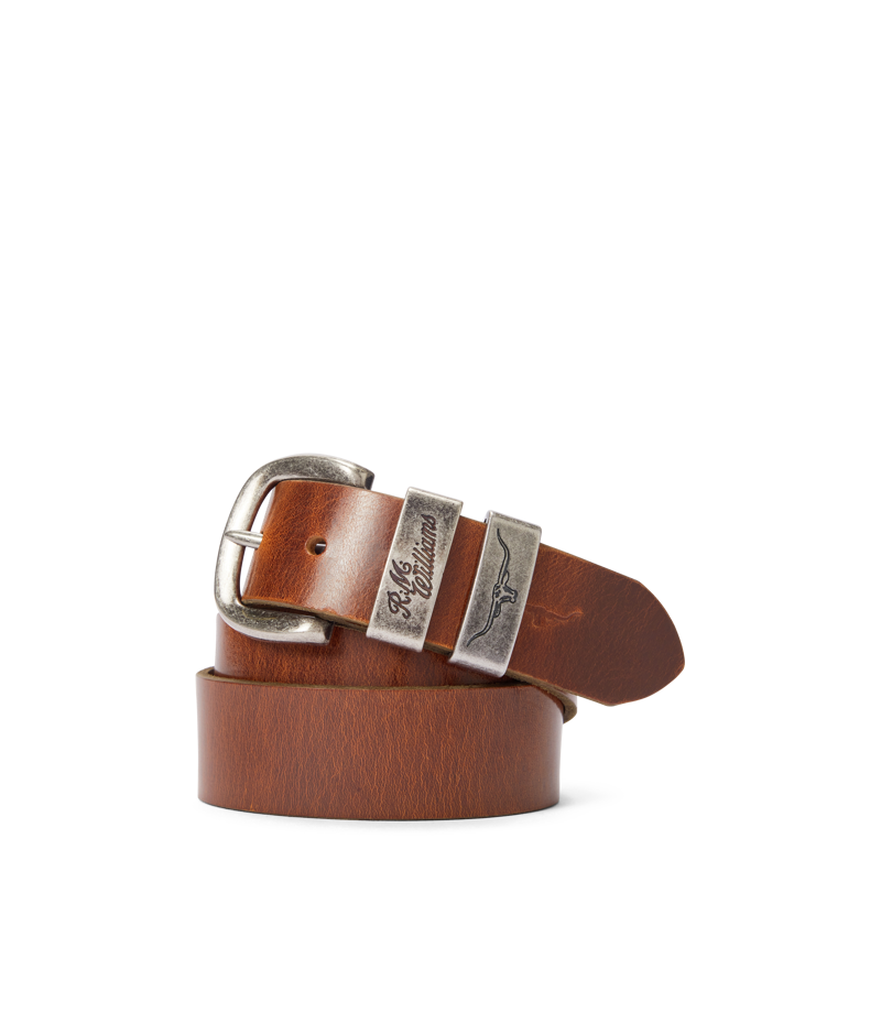 RM Williams Drover Belt Mid Brown
