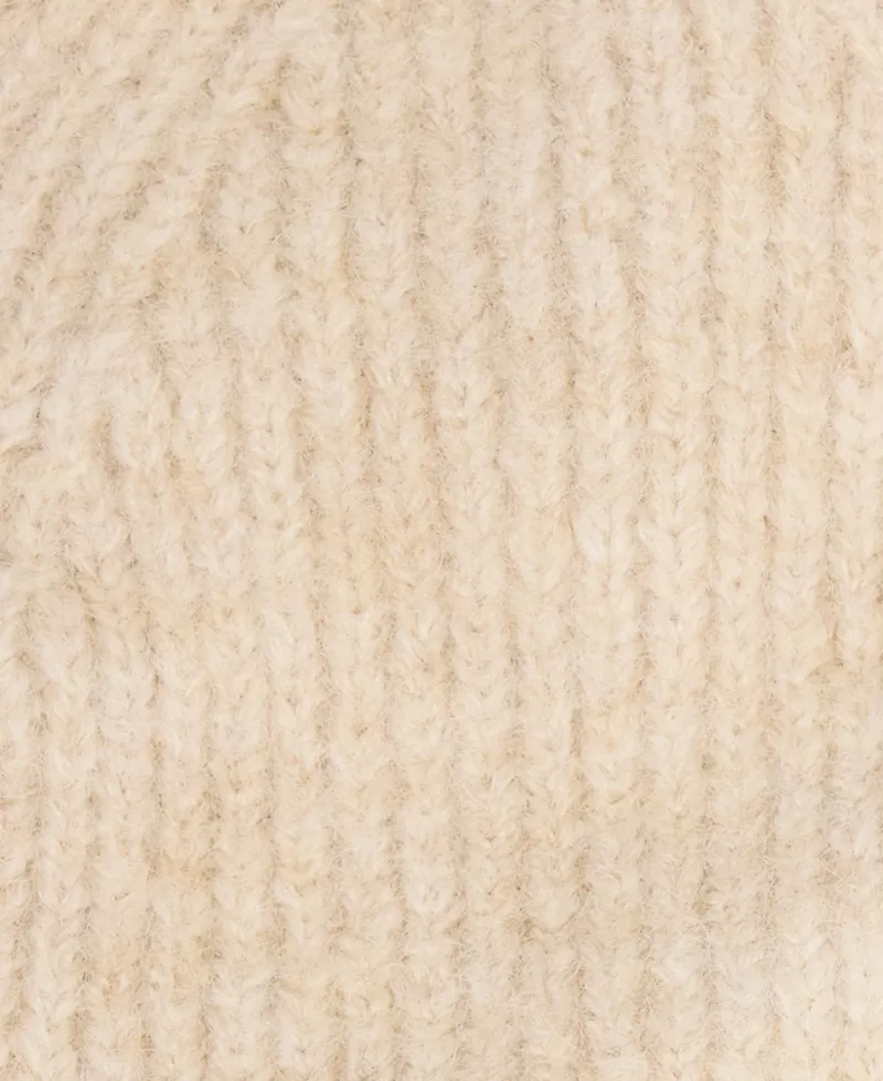 Barbour Enid Knitted Beanie Hat in Birch-3