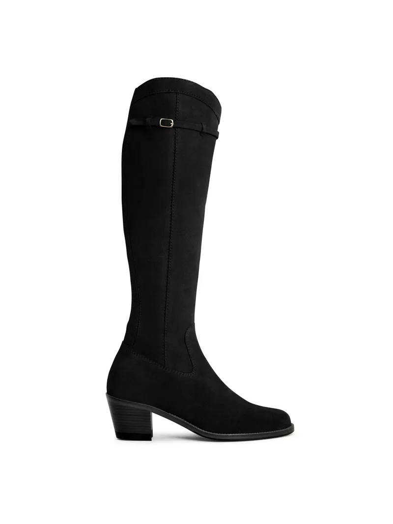 Fairfax and Favor Heeled Kimberley Black Suede-2