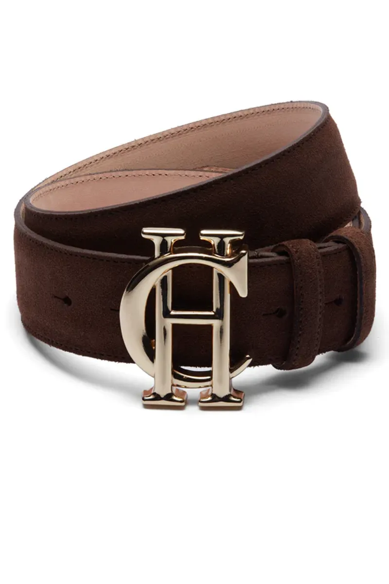 Holland Cooper HC Classic Belt Chocolate Suede