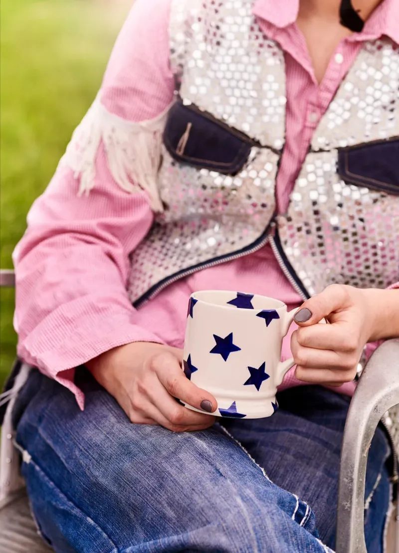 Emma Bridgewater Blue Star Mug-3
