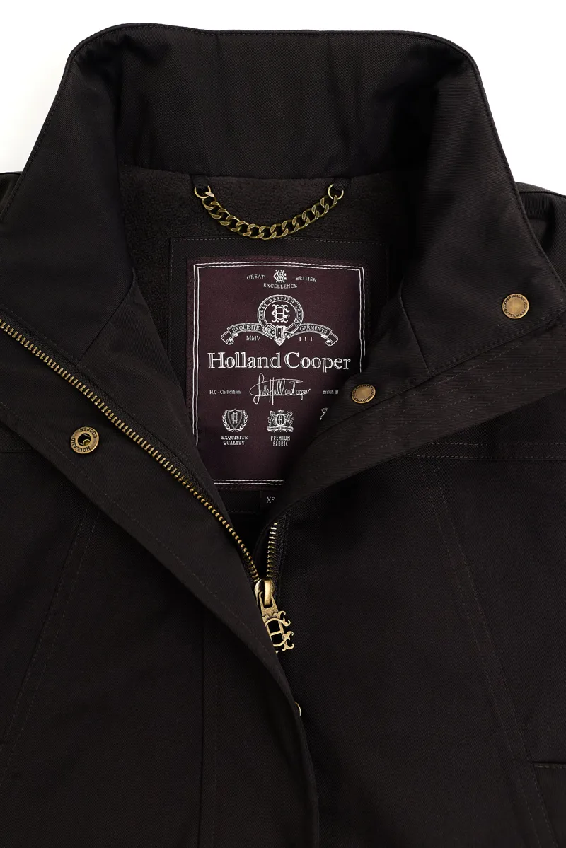 Holland Cooper Bramwell Waterproof Country Coat in Bournville-6