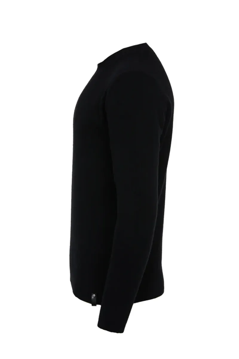 Holland Cooper Byron Crew Neck Knit Black-3