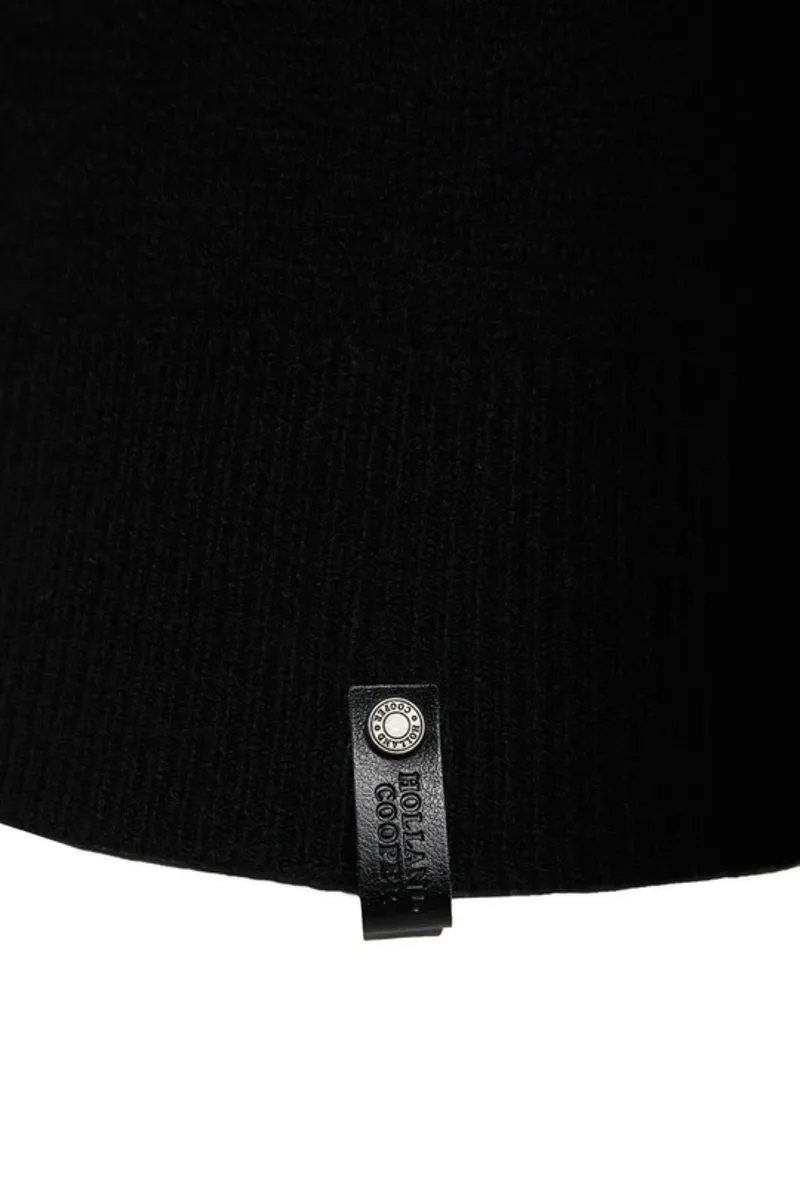 Holland Cooper Byron Crew Neck Knit Black-5