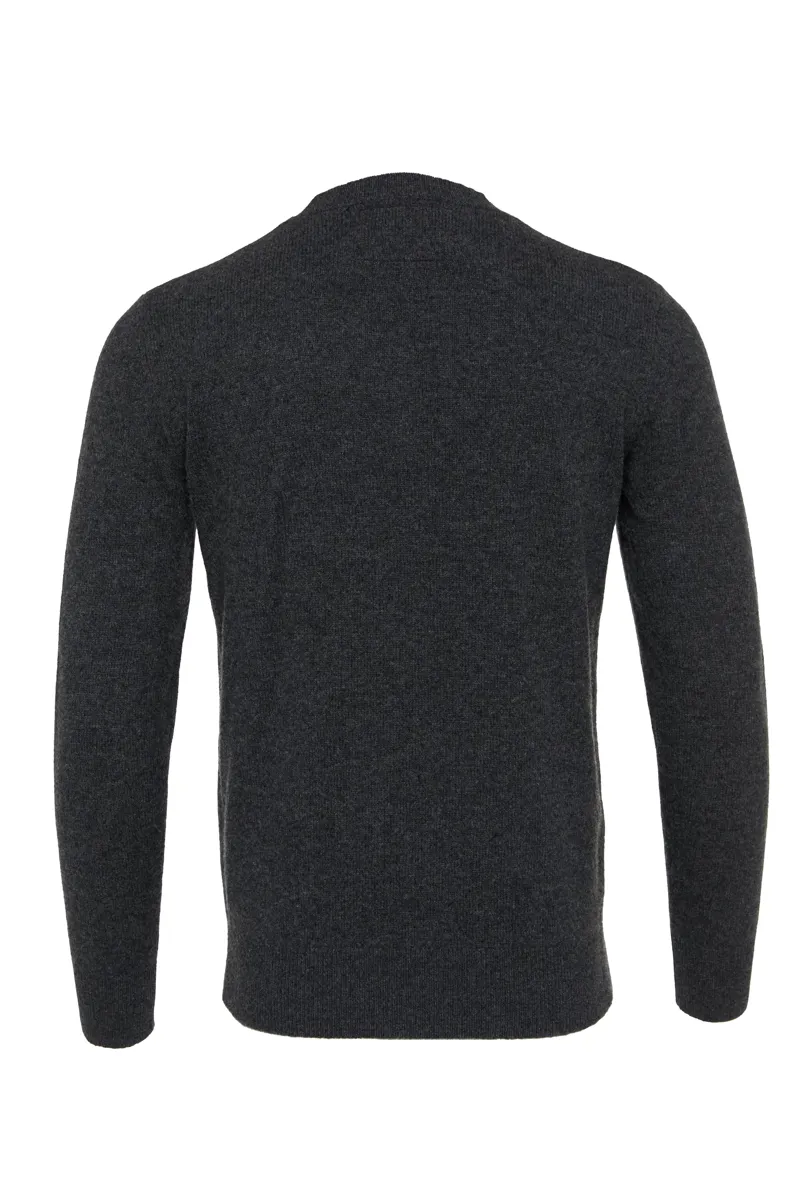 Holland Cooper Byron Crew Neck Knit Charcoal-7
