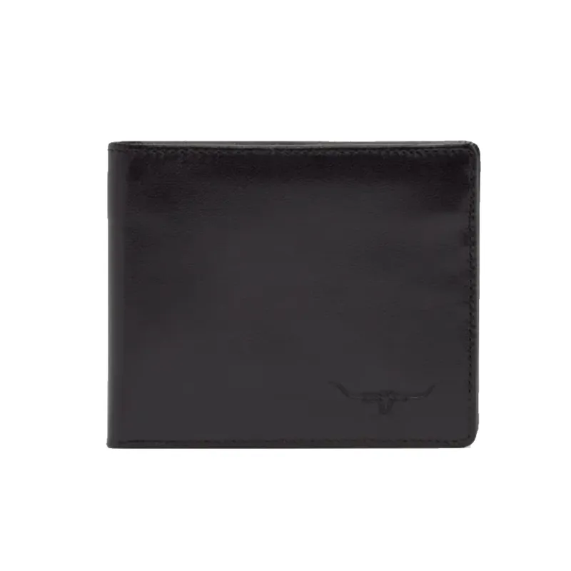 RM Williams Tri-Fold Wallet Black