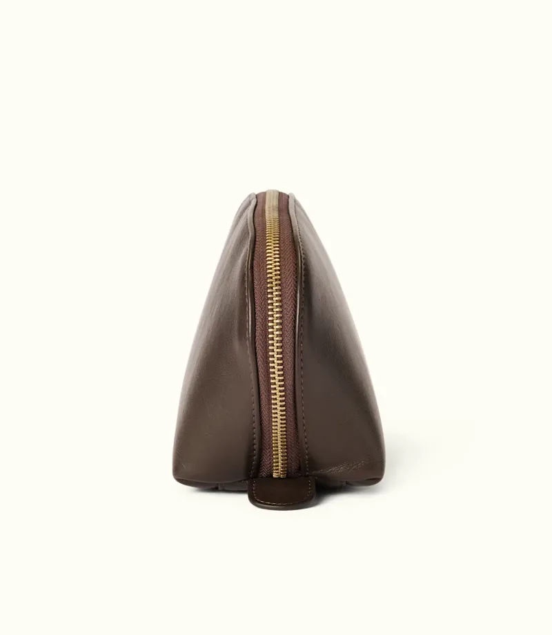 RM Williams Lucinda Cosmetic Case Dark Chocolate-5