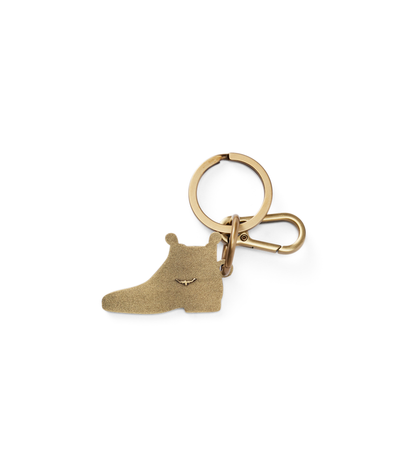 RM Williams Boot Enamel Keyring in Chestnut-3