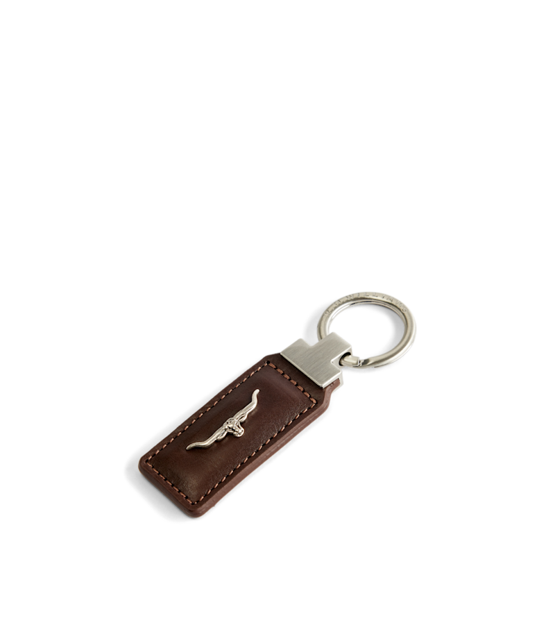 RM Williams Angaston Keyring in Dark Walnut-2