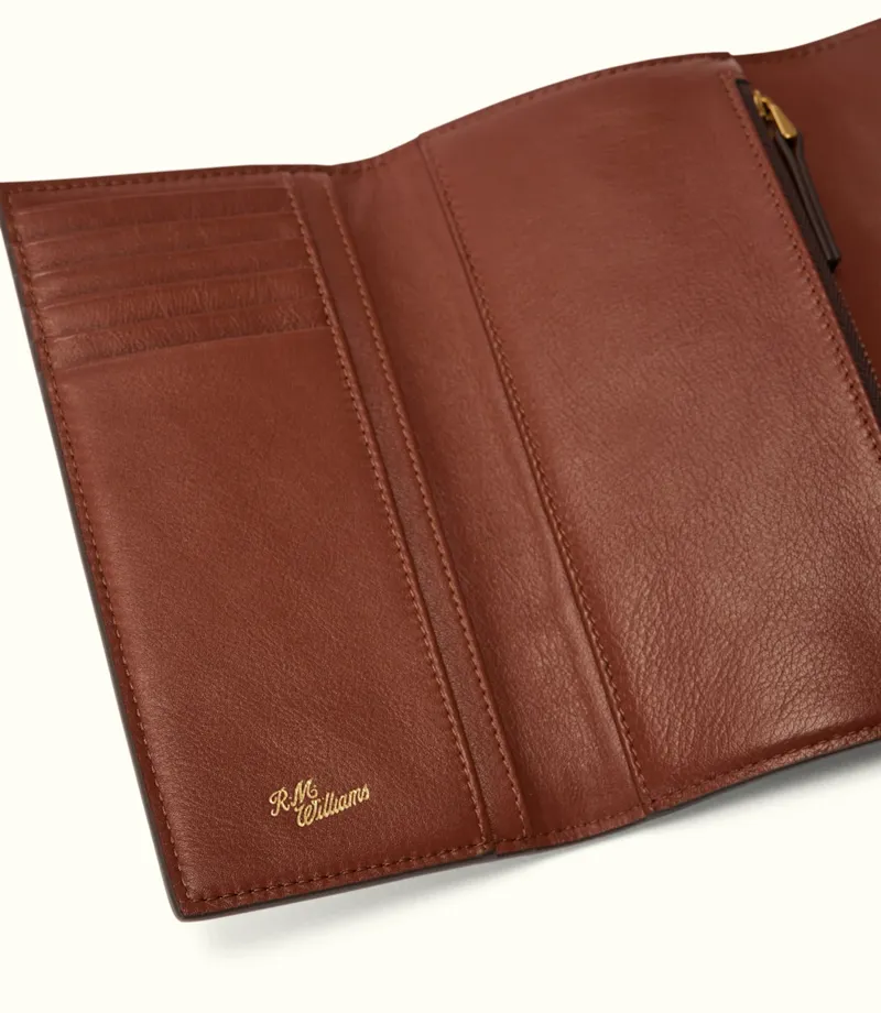 RM Williams Leanorah Continental Ladies Wallet Caramel-1