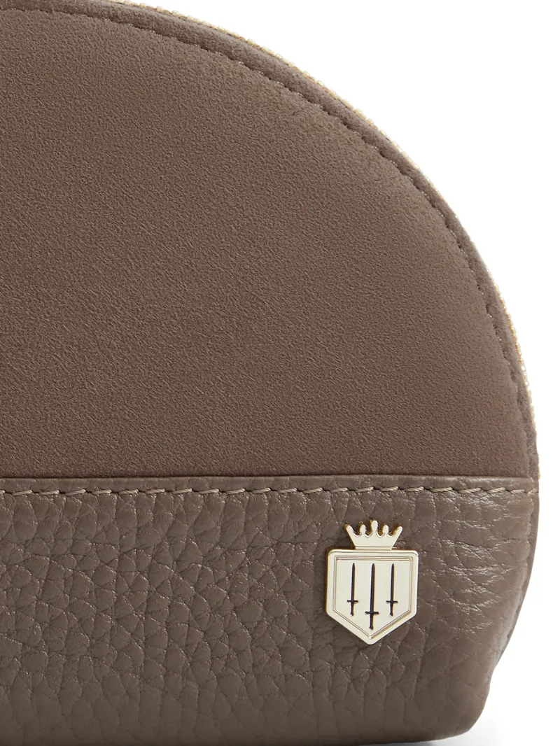 Fairfax and Favor Chiltern Coin Purse Fog Suede-3