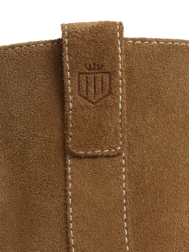 Fairfax and Favor Heeled Ludlow Ankle Boot Tan Suede-3