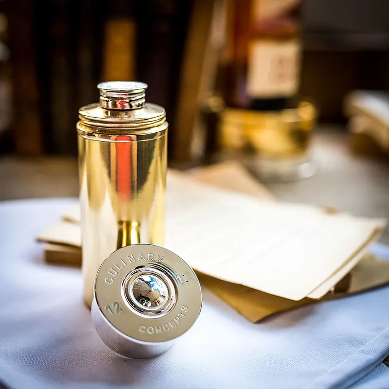 Culinary Concepts Cartridge Cylindrical Hip Flask-1