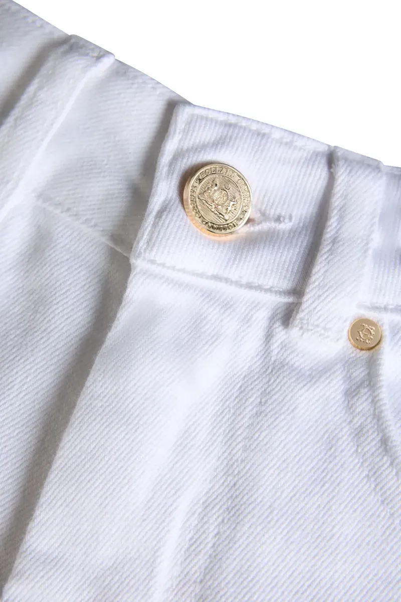 Holland Cooper Chantilly Slim Jean in White-6