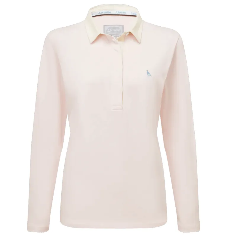 Schoffel Chapel Porth Rugby Shirt Mauve Blush