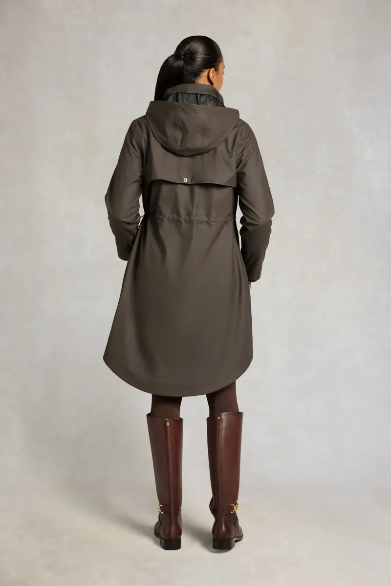 Holland Cooper Chartwell Waterproof Parka in Chocolate-5