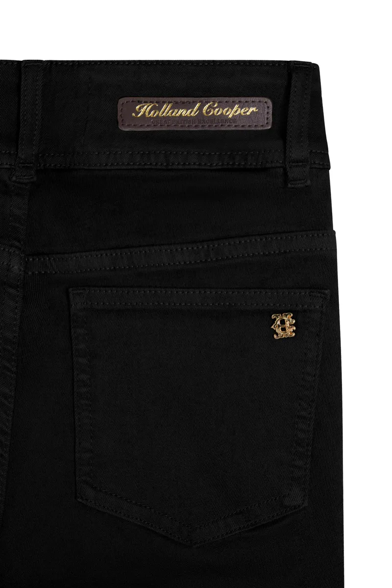 Holland Cooper Contour Skinny Jeans in Black-8