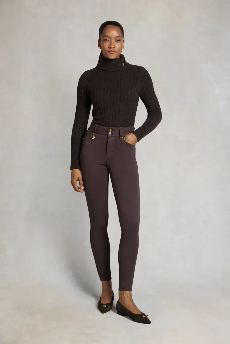 Holland Cooper Contour Skinny Jeans in Bournville-1