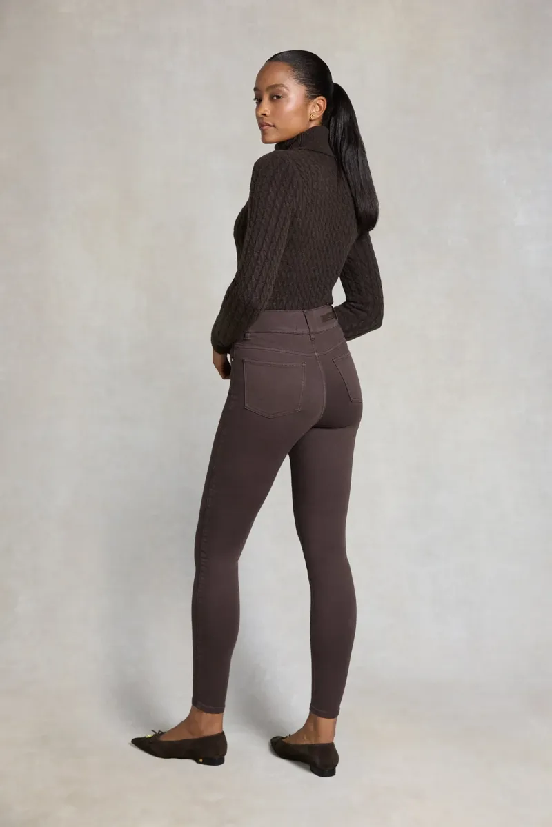Holland Cooper Contour Skinny Jeans in Bournville-4