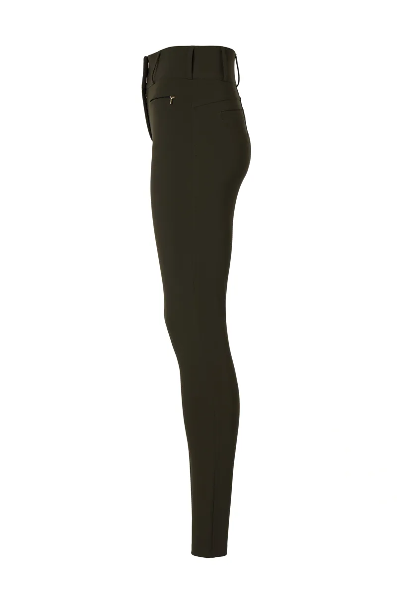 Holland Cooper Contour Trousers in Dark Olive-1