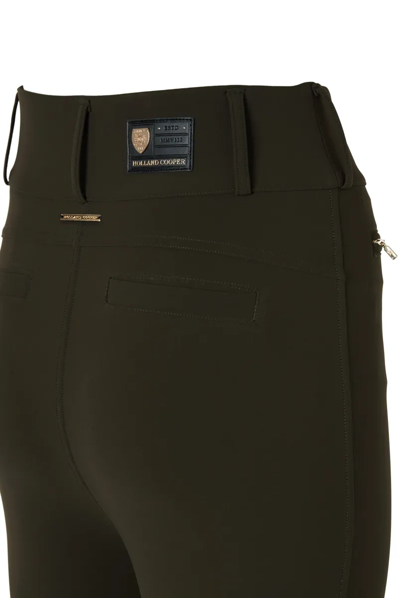 Holland Cooper Contour Trousers in Dark Olive-2